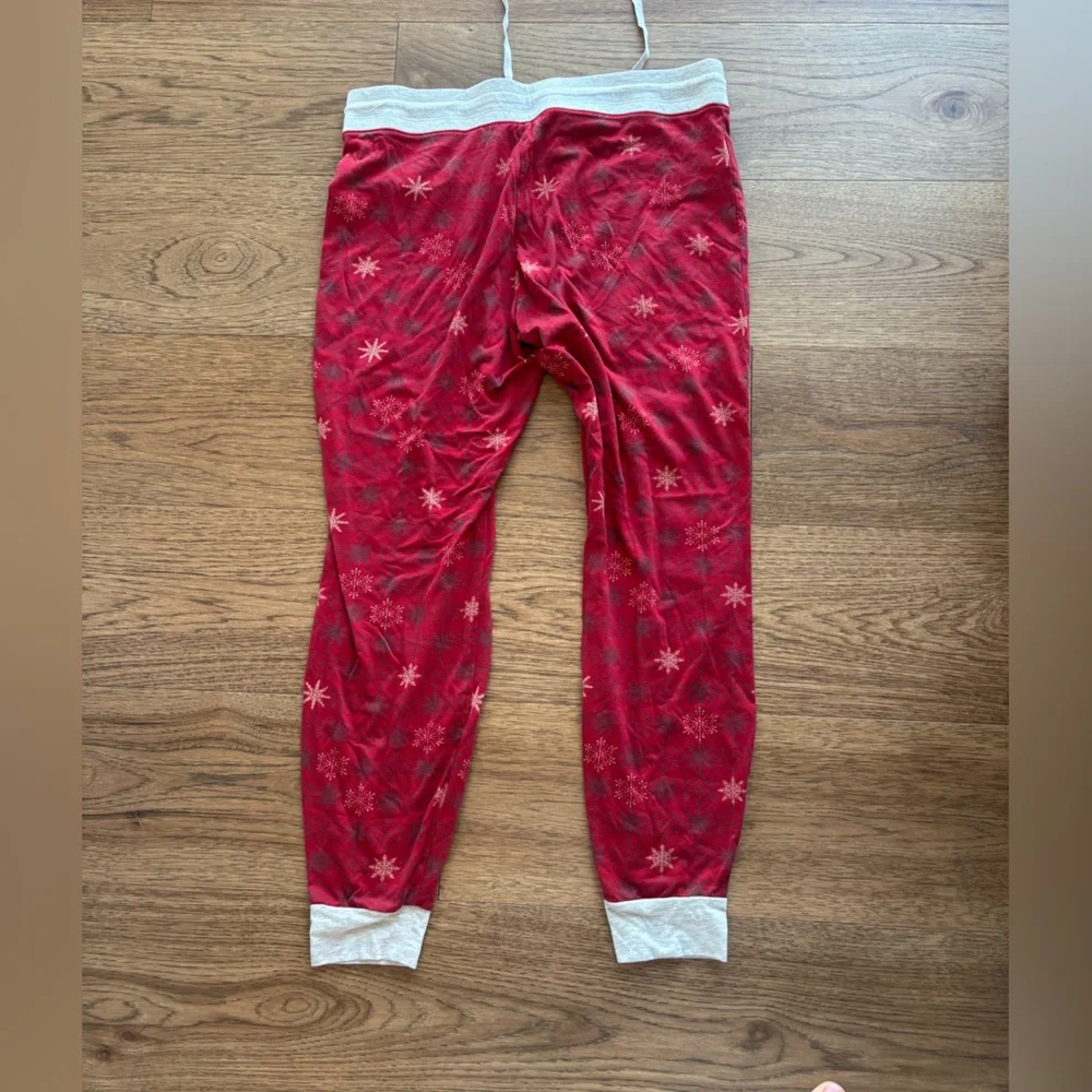 Eddie Bauer Red Sleepwear Pants PJ joggers - Picture 2 of 7